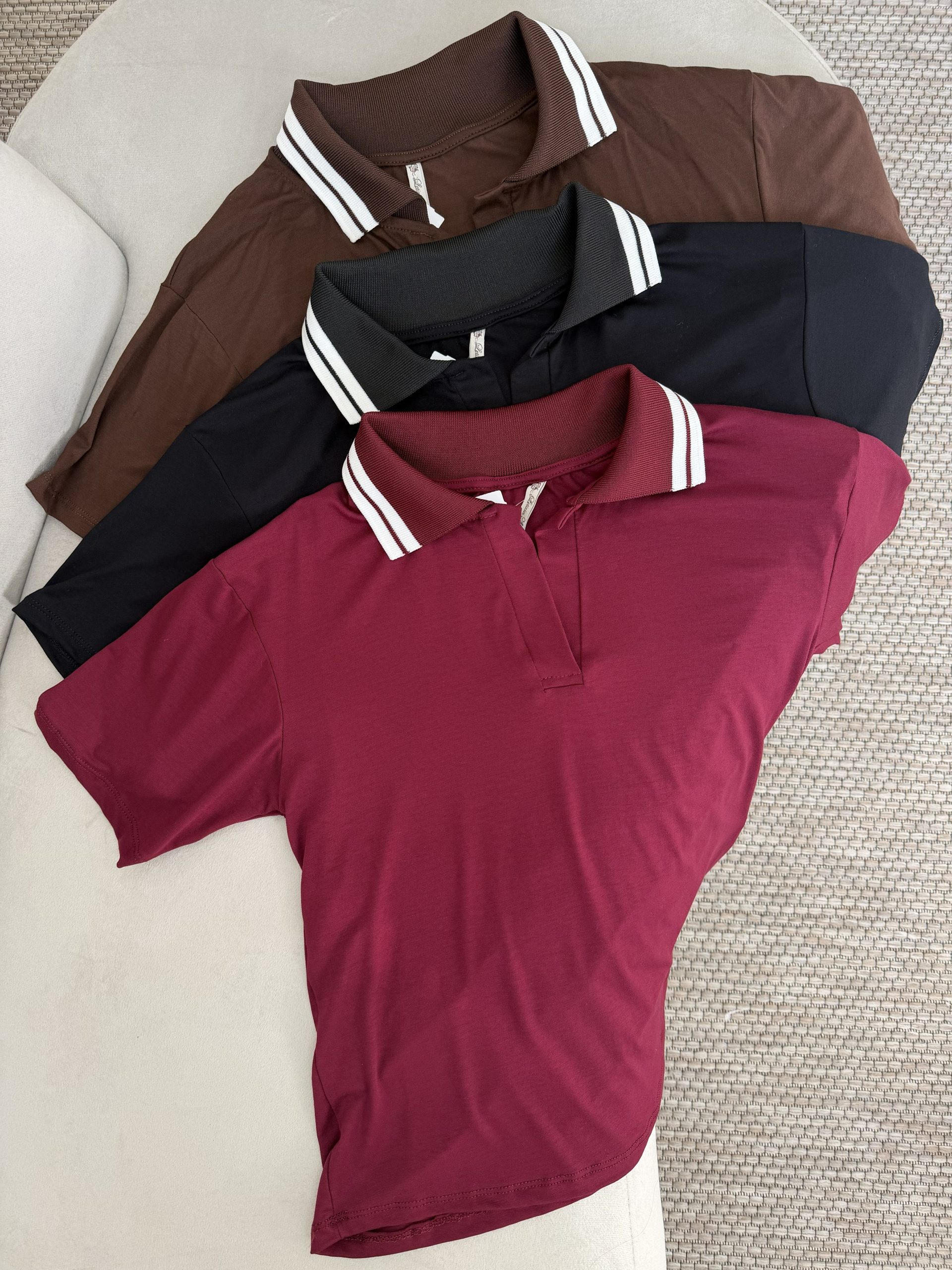 Blusa polo Letícia